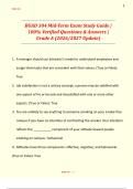 BUAD 304 Mid-Term Exam Study Guide &vert;  100&percnt; Verified Questions & Answers &vert;  Grade A &lpar;2026&sol;2027 Update&rpar;  