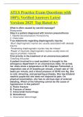 ATLS Practice Exam Questions with 100- Verified Answers Latest Versions 2025 Top Rated A&plus;