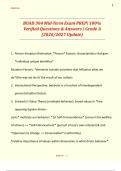 BUAD 304 Mid-Term Exam PREP&vert; 100&percnt;  Verified Questions & Answers &vert; Grade A  &lpar;2026&sol;2027 Update&rpar;  