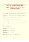 BUAD 304 Final Exam PREP&vert; 100&percnt;  Verified Questions & Answers &vert; Grade A  &lpar;2026&sol;2027 Update&rpar;  