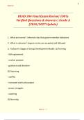 BUAD 304 Final Exam Review&vert; 100&percnt;  Verified Questions & Answers &vert; Grade A  &lpar;2026&sol;2027 Update&rpar;  