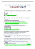 HESI Geriatrics Exam Test Bank &ndash; 300 Questions with 100&percnt; Correct Verified Answers &vert; Latest 2025&sol;2026 Edition &vert; Graded A&plus;