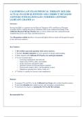 CALIFORNIA LAW EXAM PHYSICAL THERAPY 2025-2026  ACTUAL EXAM 80 QUESTIONS AND CORRECT DETAILED  ANSWERS WITH RATIONALES &lpar;VERIFIED ANSWERS&rpar; &vert;ALREADY GRADED A&plus;  