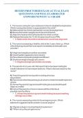 HESI RN PROCTORED EXAM &sol;ACTUAL EXAM QUESTIONS AND WELL ELABORATED ANSWERS&sol;NEWEST &sol;A&plus; GRADE