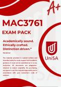 MAC3761 EXAMINATION PACK 2025