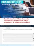Funds Patient Care NR 226 Exam 2 for Chamberlain University latest actual exam 2025 with solutions &lpar;screenshots&rpar;