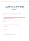 CS6250 EXAM 2 &lpar;2025-2026&rpar; COMPUTER NETWORKS QUESTIONS AND ANSWERS GRADED A&plus;