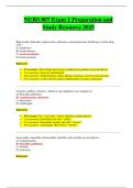 NURS 807 Exam 1 Preparation and Study Resource 2025 