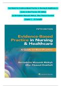 Test Bank For Evidence-Based Practice in Nursing & Healthcare A Guide to Best Practice 5th Edition