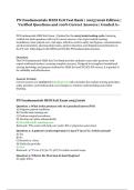PN Fundamentals HESI Exit Test Bank &vert; 2025&sol;2026 &vert; Verified Questions with 100&percnt; Correct Answers &vert; Graded A&plus;
