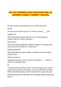 LRA 224 COMBINED EXAM QUESTIONS AND ALL ANSWERS CORRECT &lpar;NEWEST VERSION&rpar;