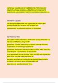 NATIONAL GUARDIANSHIP ASSOCIATION TERMINOLOGY  NEWEST ACTUAL 2025&sol;2026 UPDATED WITH COMPLETE  QUESTIONS AND CORRECT ANSWERS&sol;VERIFIED&sol;GRADED A&plus;