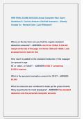 HRB FINAL EXAM 2025&sol;2026 Actual Complete Real  Exam   Questions &  Correct Answers &lpar;Verified Answers&rpar; &vert;  Already  Graded A&plus; &vert; Newest Exam &vert; Just Released&excl;&excl; 