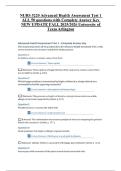 NURS 5220 Advanced Health Assessment Test 1 ALL 50 questions with Complete Answer Key NEW UPDATE FALL 2025&sol;2026 University of Texas Arlington
