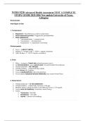 NURS 5220 Advanced Health Assessment TEST 1 COMPLETE STUDY GUIDE 2025-2026 New update University of Texas&comma; Arlington