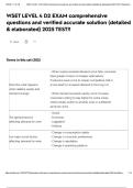 WSET LEVEL 4 D2 EXAM comprehensive questions and verified accurate solution &lpar;detailed & elaborated&rpar; 2025 TEST&excl;&excl;
