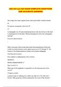 LRA 223 and 224 EXAM COMPLETE QUESTIONS AND ACCURATE ANSWERS