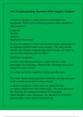 NSG 212 pharmacology Questions With Complete Solutions