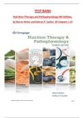 Nutrition Therapy and Pathophysiology&comma; 3rd Edition &ndash; Complete Test Bank with Answers