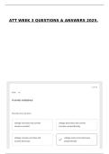 ATT WEEK 3 QUESTIONS & ANSWERS 2025&period;