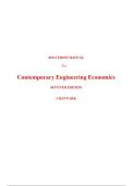 Solutions Manual for Contemporary Engineering Economics 7th EDITION By CHAN PARK &lpar; All Chapters&comma; 100&percnt; Original&comma; Verified A&plus; Grade&rpar; 2025&sol;2026 LATEST UPDATE