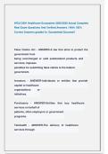 WGU D391 Healthcare Ecosystem 2025&sol;2026 Actual Complete  Real Exam Questions And Verified Answers &vert; With 100&percnt;  Correct Answers graded A&plus; Guaranteed Success&excl;&excl;  
