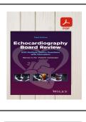 Echocardiography Board Review&colon; 600 Multiple Choice Questions with Discussion &lpar;3rd Edition&comma; 2022&rpar; &ndash;  PDF 