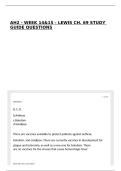 AH2 - WEEK 14&15 - LEWIS CH&period; 69 STUDY GUIDE QUESTIONS