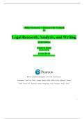 &OpenCurlyDoubleQuote;Solution Manual for Legal Research&comma; Analysis&comma; and Writing 6th Edition by Joanne Hames & Yvonne Ekern &ndash; Latest 2025&sol;2026 Update&rdquo;