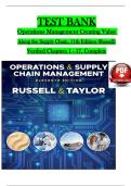 &OpenCurlyDoubleQuote;Test Bank for Operations and Supply Chain Management 11th Edition by Roberta S&period; Russell & Bernard W&period; Taylor &ndash; Latest 2025&sol;2026 Update&rdquo;