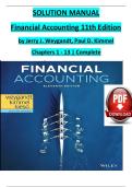 &OpenCurlyDoubleQuote;Solution Manual for Financial Accounting 11th Edition by Jerry J&period; Weygandt&comma; Paul D&period; Kimmel & Donald E&period; Kieso &ndash; Latest 2025&sol;2026 Update&rdquo;