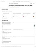  Firefighter 1 Final Test&comma; Firefighter 1&comma; Fire 1 TEST PREP EXAM LATEST UPDATE 2025&sol;26