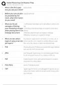 Adobe Photoshop Certification Prep &sol; Adobe Certified Professional &sol; 2026 Update &sol; Practice Exam & Study Guide