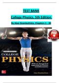 &OpenCurlyDoubleQuote;Test Bank for College Physics 5th Edition by Alan Giambattista &ndash; Latest 2025&sol;2026 Update&rdquo;