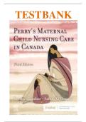 TEST BANK For Maternal Child Nursing Care 3rd Canadian Edition By Keenan Lindsay &vert; Verified Chapter's 1 - 25 Updated 2025&vert; Complete