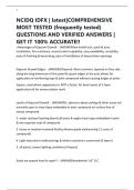 NCIDQ IDFX &vert; latest&vert;COMPREHENSIVE MOST TESTED &lpar;frequently tested&rpar; QUESTIONS AND VERIFIED ANSWERS &vert; GET IT 100&percnt; ACCURATE&excl;&excl;