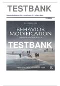 Test bank for behavior modification what it is and how to do it 11th edition martin and pear
