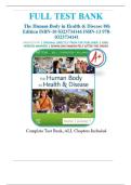 The Human Body in Health & Disease &ndash; 8th Edition by Kevin T&period; Patton &vert; Complete Test Bank with Answers