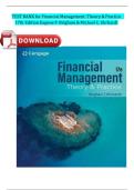 Test Bank for Financial Management&colon; Theory and Practice&comma; 17th Edition by Eugene F&period; Brigham &vert; Verified Exam Questions & Answers &vert; Latest 2025&sol;2026 Update