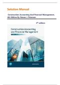 Solution Manual For Construction Accounting and Financial Management&comma; 4th Edition by Steven J&period; Peterson&comma; Complete Chapters 1 - 18&vert;&vert; Latest Update