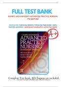Test Bank For Hamric & Hanson's Advanced Practice Nursing&colon; An Integrative Approach 7th Edition