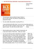 HSI YMCA BLS Exam 2025&sol;2026 &ndash; Study Guide & Practice Prep