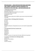 REFLEXOLOGIST &ndash; ARCB CERTIFICATION EXAM QUESTIONS  AND CORRECT ANSWERS &lpar;VERIFIED ANSWERS&rpar; PLUS  RATIONALES 2025&vert;2026 Q&A &vert; INSTANTDOWNLOAD PDF 