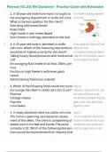 Pearson NCLEX-RN Questions - Practice Guide with Rationales