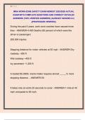 IMSA WORK-ZONE SAFETY EXAM NEWEST 2025&sol;2026 ACTUAL  EXAM WITH COMPLETE QUESTIONS AND CORRECT DETAILED  ANSWERS &lpar;100&percnt; VERIFIED ANSWERS&rpar; &vert;ALREADY GRADED A&plus;&vert;  &vert;&vert;PROFESSOR VERIFIED&vert;&vert; 