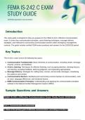 FEMA IS-242&period;c Effective Communication Exam Study Guide 2025&sol;2026 &vert;&vert; Verified FEMA ICS&sol;NIMS Questions and Correct Answers