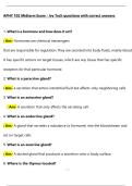 APHY 102 Midterm Exam &ndash; Ivy Tech &vert; Questions with Correct Answers