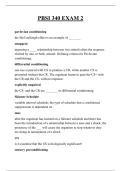 PBSI 340 EXAM 2 QUESTIONS AND ANSWERS 2025
