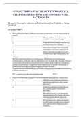 ADVANCED PHARMACOLOGY TEST BANK&comma; QUESTIONS AND ANSWERS WITH RATIONALES