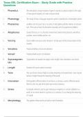 Texas ESL Certification Exam &ndash; Study Guide with Practice Questions